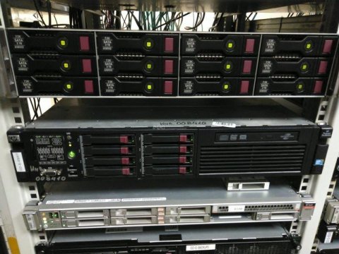 Лот №13, Сервер HP Proliant DL380R06, без жестких дисков — фото 1